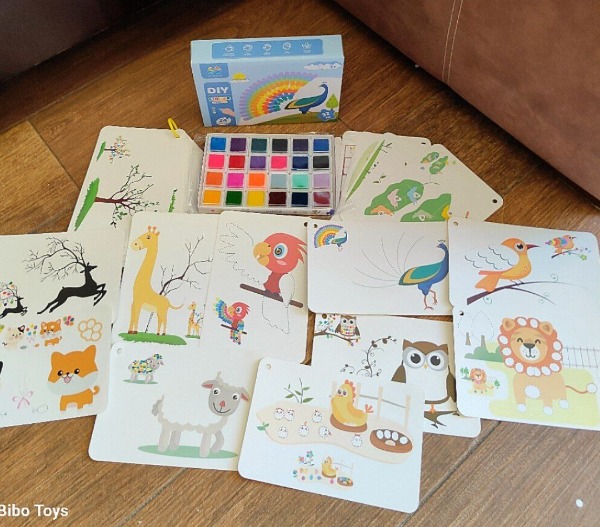 تلوين اصابع حجم كبير