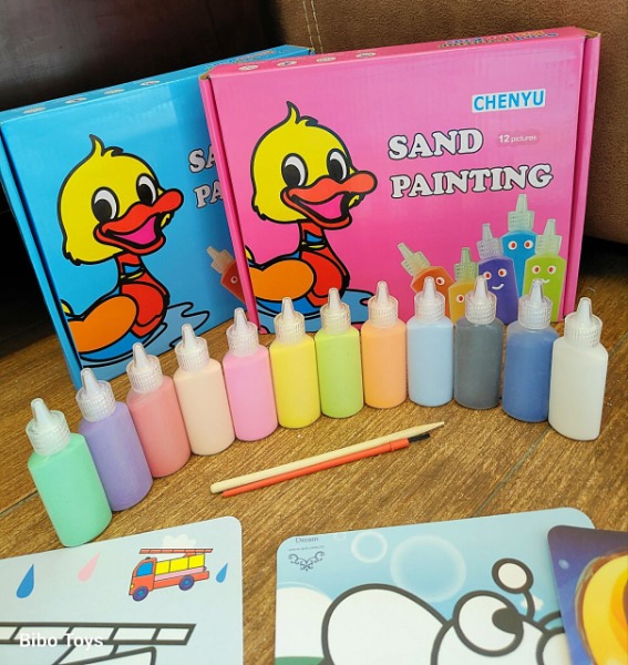 تلوين الرمال