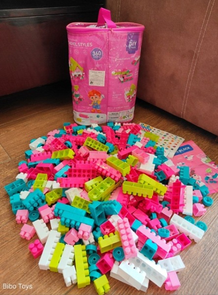 شنطه مكعبات 360 قطعه