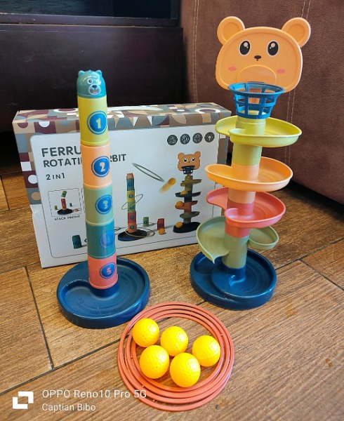 رول بول واكواب وحلقات