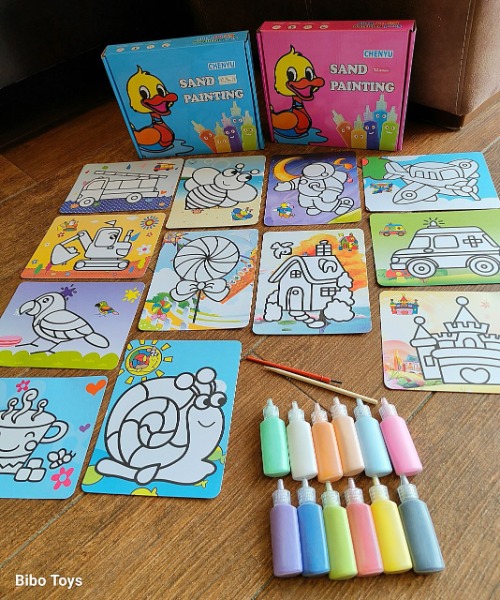 تلوين الرمال