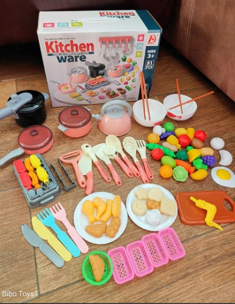 طقم ادوات مطبخ ٨١ قطعه